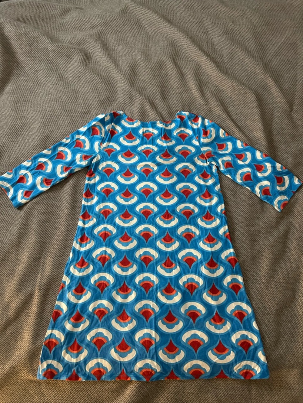 Blue Platypus tunic dress, size S